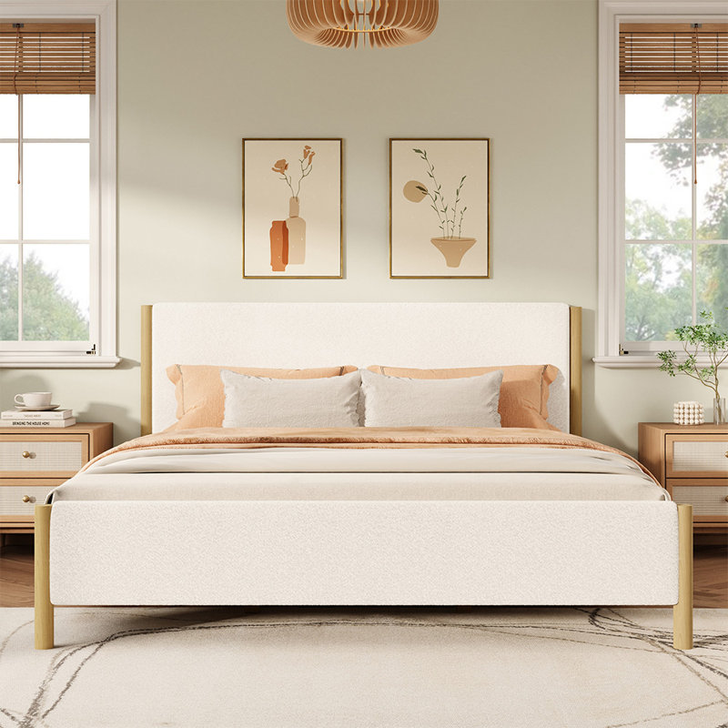 Queen Size Bed (White)