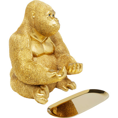 Deco Figurine Gorilla Butler 37cm