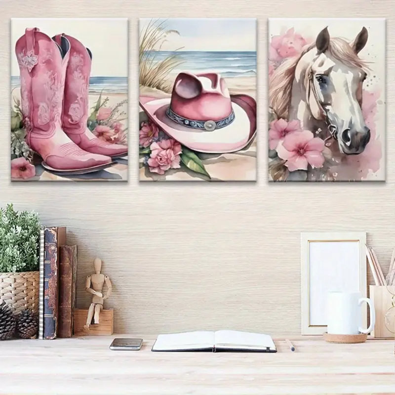 3 Piece Wrapped Canvas Painting