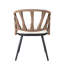 Ensemble contemporain d'extérieur avec chaises en rotin PE et table en bois plastique-1498535065