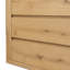 Commode 4 tiroirs Novella - Placage de chêne naturel épais et aléatoire