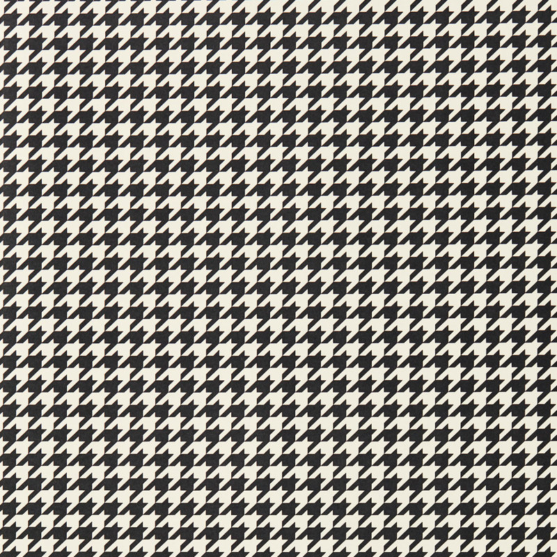 Houndstooth First Light/Mist, Black