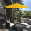 Parasol de patio 11 pieds avec manivelle en aluminium Pacifica-1140514870