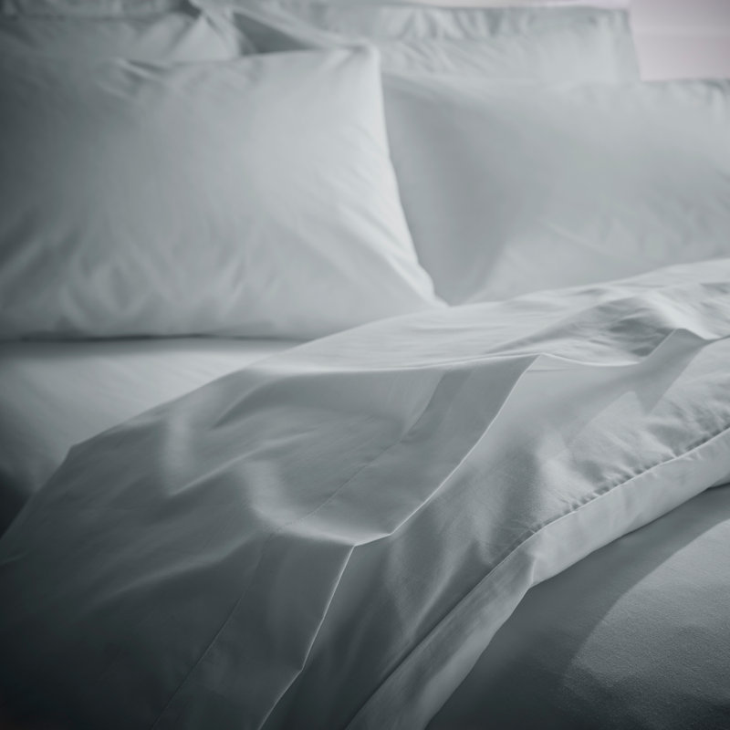 200 Thread Count Temperature Controlling TENCEL Lyocell Duvet Cover Set, Double - 2 Standard Pillowcases, White