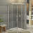 34" - 34" W x 72" H Pivot Semi-Frameless Neo-Angle Reversible Shower Enclosure with Tempered Glass and Fixed Pannel-53511874