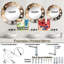 Miroir mural brun et crème-93180311