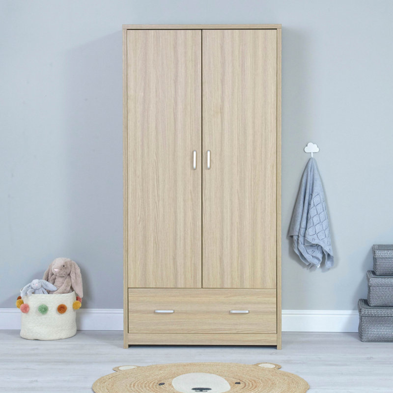 Luno Veni 2 Door Wardrobe, Oak