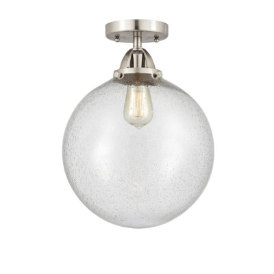 Alphonsa Glass Semi Flush Mount