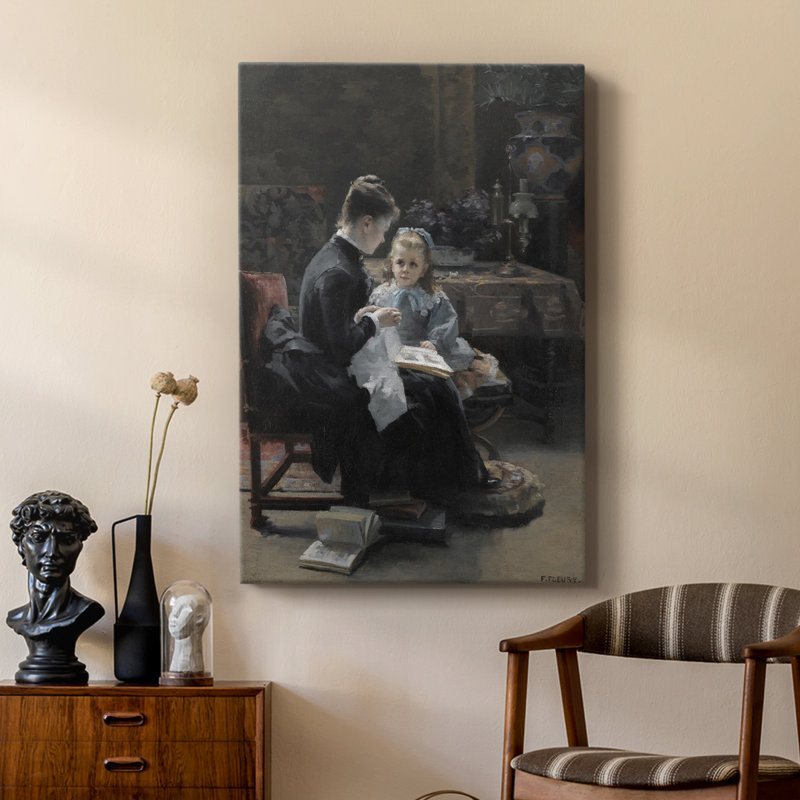 Impression de portrait rétro CVI - galerie Cavas sur mesure, H 27 po x l 18 po