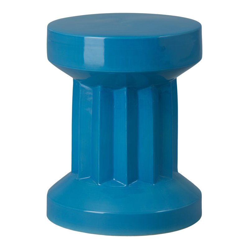 TABOURET INTREPIT, TURQUOISE 300C 15X18 "H, Turquoise