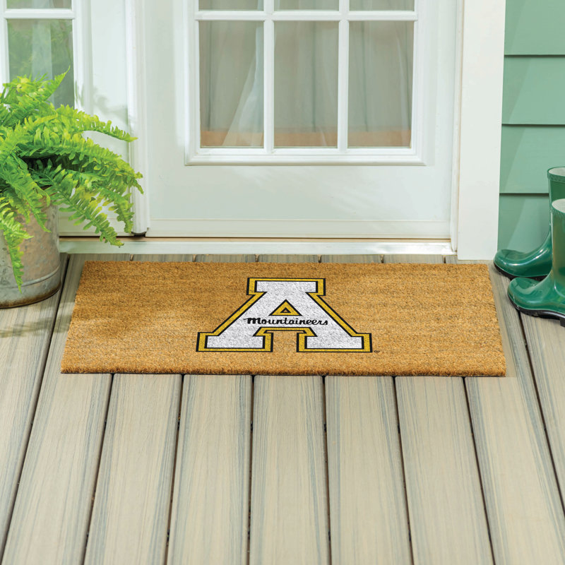 Grand tapis couleur coco de l'Université Appalachian State, 36 po x 24 po