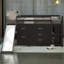 Low Twin Size Loft Bed With Cabinets, Shelves And Slide-683104788