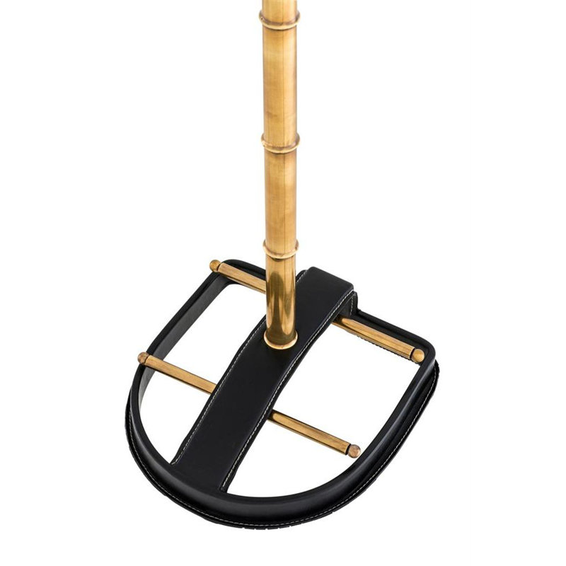 McKinsey 2 - Hook Coat Rack, Vintage Brass