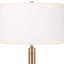 Lampe sur pied en satin noir Uttermost Stowe