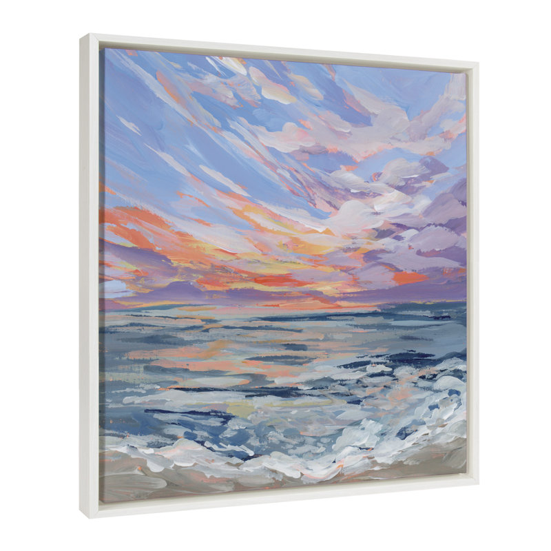 «Virginia» par Emily Kenney, reproduction d'art sur toile encadrée, L 22 po x H 22 po