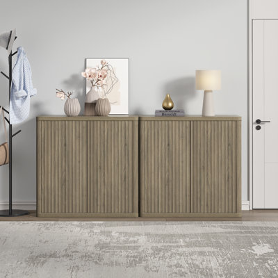 Buffet 2 portes avec tablettes réglables l 34,6 po Cesiro