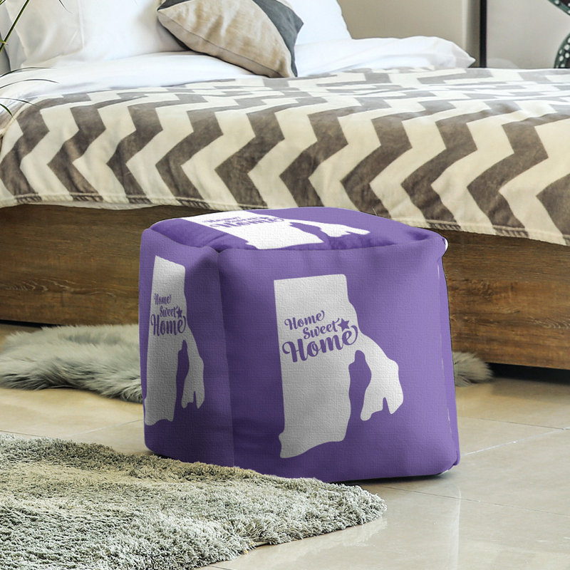 Repose-pieds à cubes providence the home, Mauve