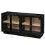 Armoire de rangement avec porte en acrylique pour le salon, la salle à manger et le bureau
