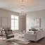 Lustre carré/rectangulaire de style ferme, à 3 niveaux et 15 lumières, à intensité variable.-107168563-124236066