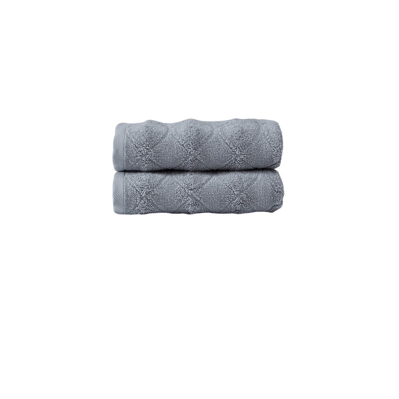 Ozgur   Midweight Jacquard Hand Towel, Gray