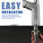 Single Handle Kitchen Faucet with Pull-Down Sprayer