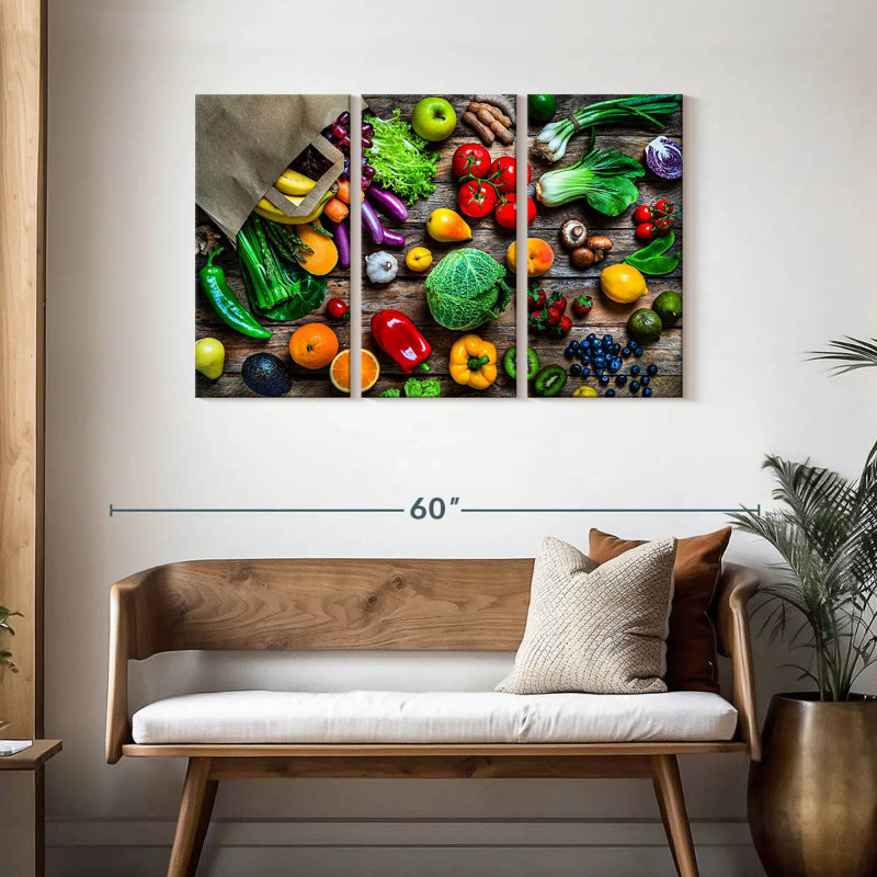 Yarlin, fruits et légumes, H 28 po x l 45 po