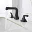 8 po Robinet de salle de bain à poignée double avec drain escamotable-107928015