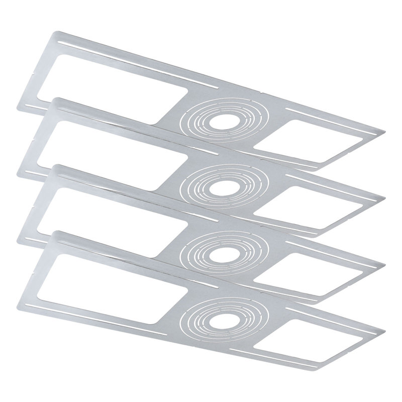Plaque de montage Luxrite, éclairage encastré 2-3-3,75-4-5-6 po Luxlight Construction, paquet de 4