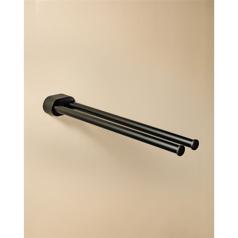 Panaggio Towel Stand, Matte Black