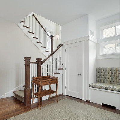 Solid Wood Tray Top End Table
