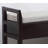 Vannes Espresso Shoe Storage Bench