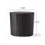 Table d'appoint Barrel, table de bout en osier pour l'extérieur-1941530298