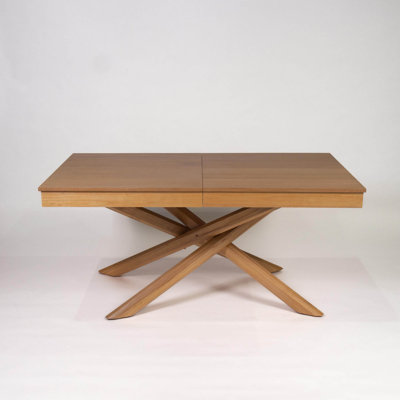 Steede Oak Solid Wood Base Dining Table