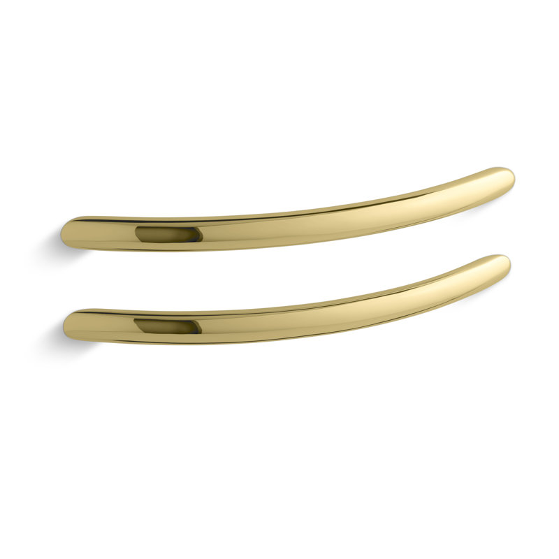 Riverbath Grab Bars, Vibrant Polished Brass