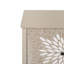 Armoire de rangement sculptée à 2 portes avec tablette réglable-1089443548