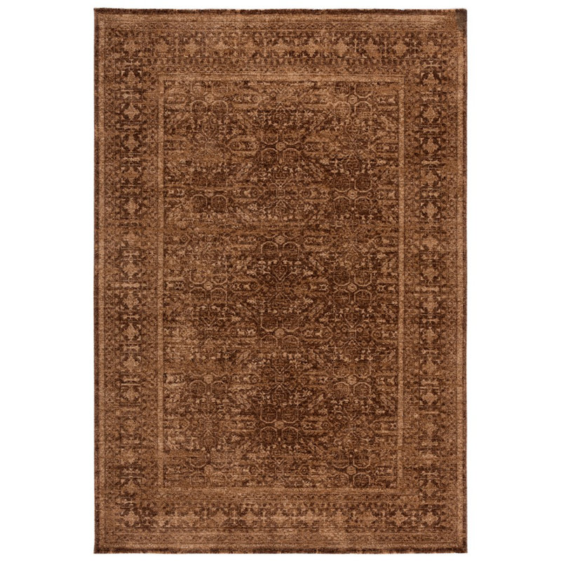 Vintage Overdye Performance Oriental Indoor Rug, Square 4'