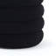 Repose-pieds rond avec rangement en velours / lin Leiani-92576539