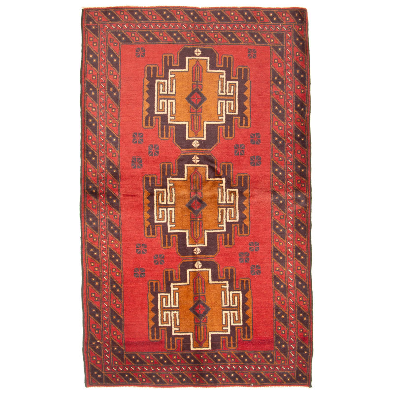 Witmer Red Rug 3'10" x 6'5"
