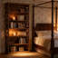 Bibliothèque décorative à panneau latéral - grande bibliothèque en bois à 5 niveaux pour présentation et rangement, 75 lb / tablette, ensemble anti-basculement, pour le salon, le bureau personnel, la chambre à coucher (L 31,5 po x l 11,8 po x H 70,8 po)