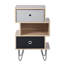 Clairville 39cm W Manufactured Wood Bedside Table-1035007345