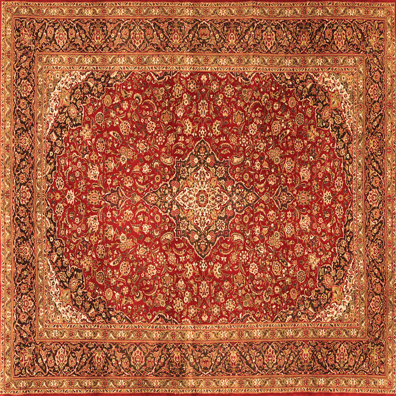 Artherine Performance Oriental Indoor Rug, Square 8'