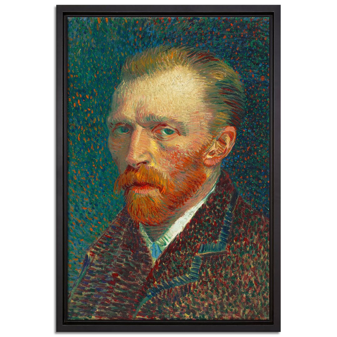 Gerahmtes Leinwandbild Self-Portrait von Vincent Van Gogh