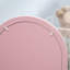 HOMCOM Kids Dressing Table and Stool w/Mirror, Drawer Ages 3-6 Years Pink