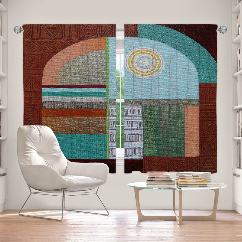 Fehrat Room Darkening Curtain Pair, 56" W x 78" L