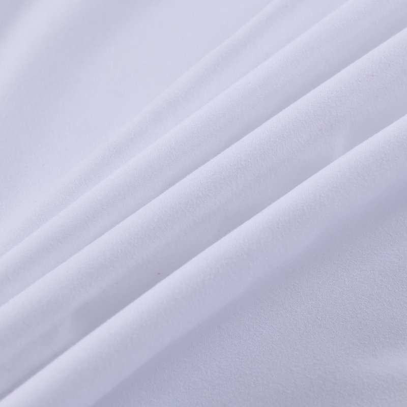 D-BSS4-E-20220419 Microfiber Sheet Set, King Sheet Set + 1 Fitted Sheet + 2 Pillowcases, White