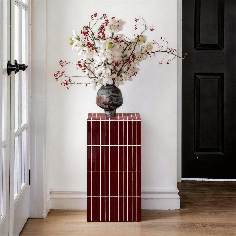 Table d'appoint Claverton, Rouge