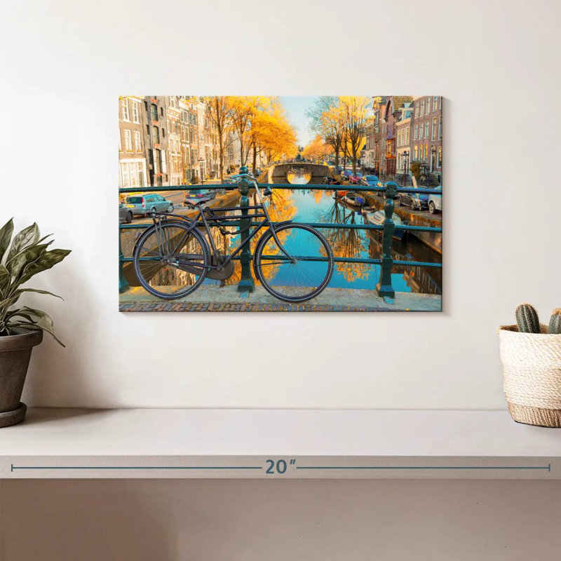 Lilie Canal Bike Amsterdam, 8" H x 12" W