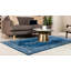 Tapis bleu marine Rizo Pat-439008782