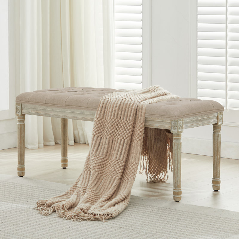 Boswick Bench, Light Brown, 43.9"