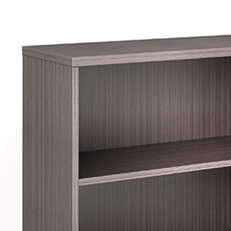 Bibliothèque bahut à 3 tablettes Mery, Bois flottant gris